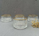 PB-530038GO Elysia Gold Bowl of 4 235 ML